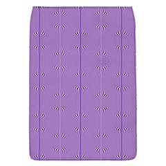 Mod Twist Stripes Purple And White Flap Covers (s)  by BrightVibesDesign