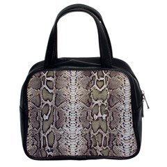 Snake Skin Classic Handbags (2 Sides)