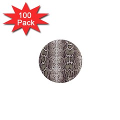 Snake Skin 1  Mini Magnets (100 Pack)  by LoolyElzayat