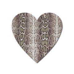 Snake Skin Heart Magnet by LoolyElzayat