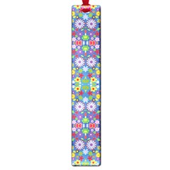 Colorful Flowers Large Book Marks