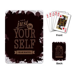 Encourage Motivation Tackle Things Playing Card