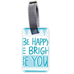 Motivation Positive Inspirational Luggage Tags (two Sides) by Sapixe