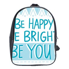 Motivation Positive Inspirational School Bag (xl) by Sapixe