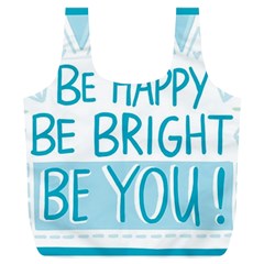 Motivation Positive Inspirational Full Print Recycle Bags (l) 