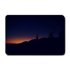 Nature Night Colorful Landscape Small Doormat  by Sapixe