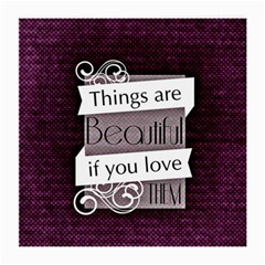 Beautiful Things Encourage Medium Glasses Cloth by Sapixe