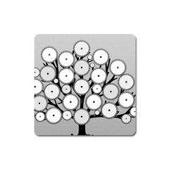 Gears Tree Structure Networks Square Magnet