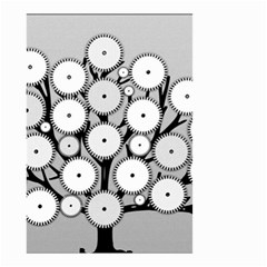 Gears Tree Structure Networks Small Garden Flag (two Sides) by Sapixe