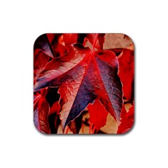 Wine Partner Wild Vine Leaves Plant Rubber Coaster (Square) 