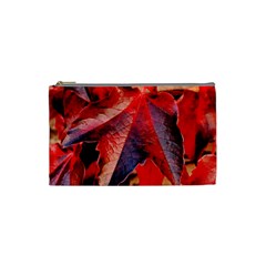 Wine Partner Wild Vine Leaves Plant Cosmetic Bag (Small) 