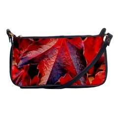 Wine Partner Wild Vine Leaves Plant Shoulder Clutch Bags by Sapixe