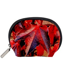 Wine Partner Wild Vine Leaves Plant Accessory Pouches (small)  by Sapixe