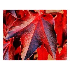 Wine Partner Wild Vine Leaves Plant Double Sided Flano Blanket (Large) 