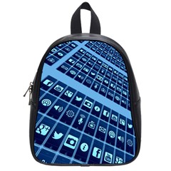 Mobile Phone Smartphone App School Bag (small) by Sapixe