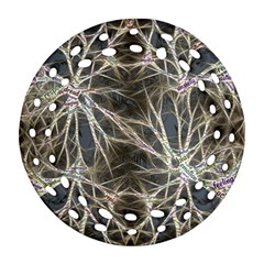 Recordings Memory Unconscious Round Filigree Ornament (two Sides)