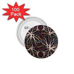 Mental Human Experience Mindset 1 75  Buttons (100 Pack) 