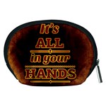 Motivation Live Courage Enjoy Life Accessory Pouches (Medium)  Back