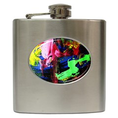 Global Warming 3 Hip Flask (6 Oz) by bestdesignintheworld