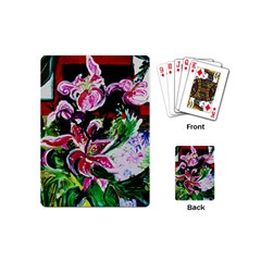 Lilac And Lillies 3 Playing Cards (mini) 