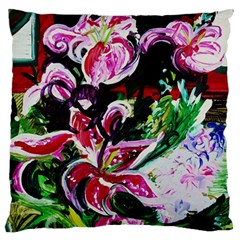 Lilac And Lillies 3 Standard Flano Cushion Case (two Sides) by bestdesignintheworld