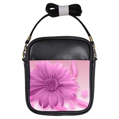 Flower Design Romantic Girls Sling Bags