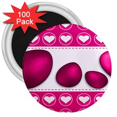 Love Celebration Easter Hearts 3  Magnets (100 Pack) by Sapixe