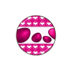 Love Celebration Easter Hearts Hat Clip Ball Marker (10 Pack)