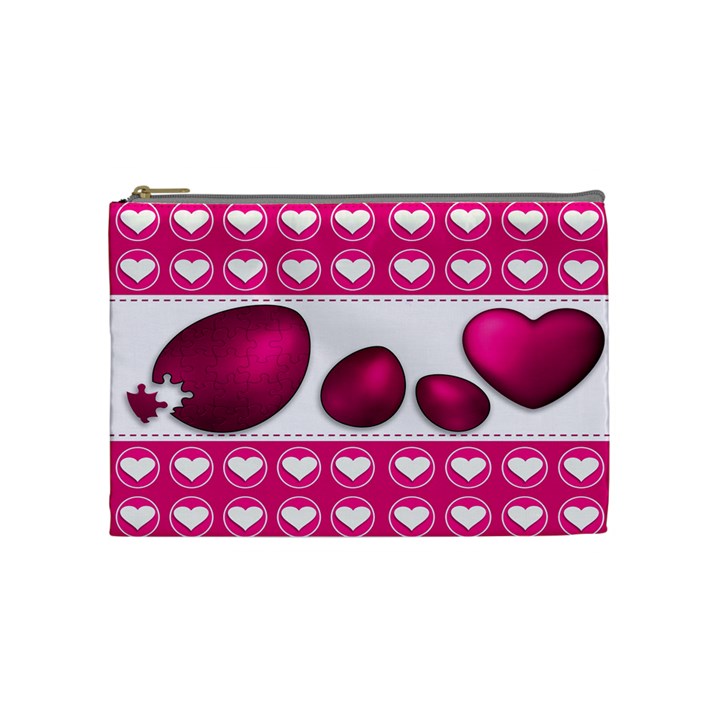 Love Celebration Easter Hearts Cosmetic Bag (Medium) 