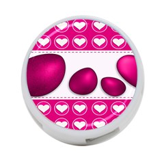 Love Celebration Easter Hearts 4-port Usb Hub (one Side)