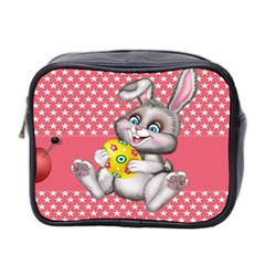 Illustration Rabbit Easter Mini Toiletries Bag 2-side