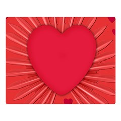 Background Texture Heart Love Double Sided Flano Blanket (large)  by Sapixe