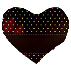 Design Background Reason Texture Large 19  Premium Heart Shape Cushions