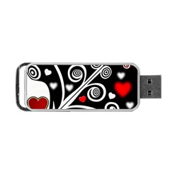 Ornament Background Portable Usb Flash (two Sides)