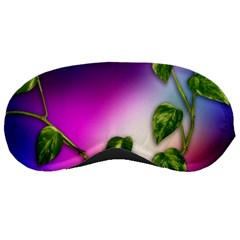 Leaves Green Leaves Background Sleeping Masks by Sapixe