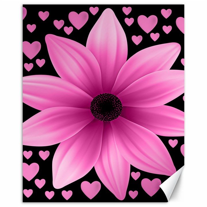 Flower Plant Floral Petal Nature Canvas 16  x 20  