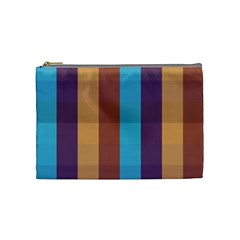 Background Desktop Squares Cosmetic Bag (medium) 