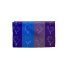 Background Desktop Squares Cosmetic Bag (small) 