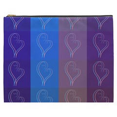 Background Desktop Squares Cosmetic Bag (xxxl) 