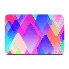 Squares Color Squares Background Plate Mats by Sapixe