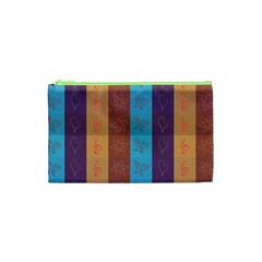 Background Desktop Squares Cosmetic Bag (xs)