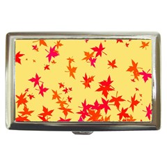 Leaves Autumn Maple Drop Listopad Cigarette Money Cases by Sapixe