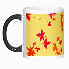 Leaves Autumn Maple Drop Listopad Morph Mugs by Sapixe