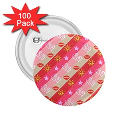 Background Desktop Pink Sun Stars 2 25  Buttons (100 Pack)  by Sapixe