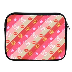 Background Desktop Pink Sun Stars Apple Ipad 2/3/4 Zipper Cases by Sapixe