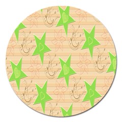 Background Desktop Beige Magnet 5  (round)