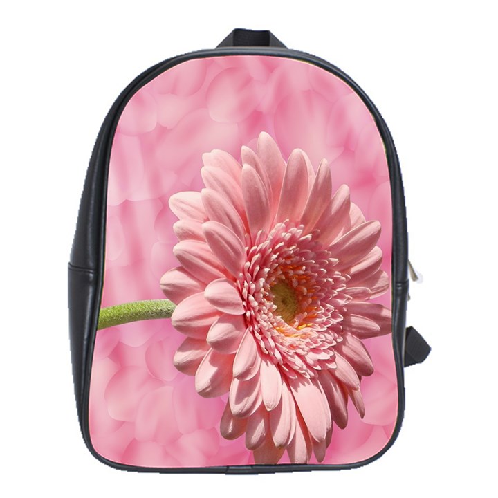 Background Texture Flower Petals School Bag (XL)