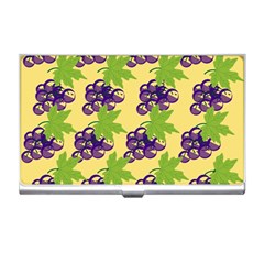 Grapes Background Sheet Leaves Business Card Holders by Sapixe