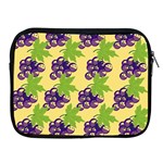 Grapes Background Sheet Leaves Apple iPad 2/3/4 Zipper Cases Front