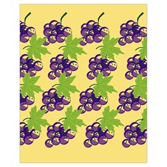 Grapes Background Sheet Leaves Drawstring Bag (small) by Sapixe